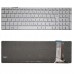 Πληκτρολόγιο Laptop Asus N751 N751J N751JK N751JX N552VW N552VX N551J UΚ SILVER με Backlight και κάθετο ENTER